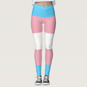 Transgender Pride Flag - LGBT Rainbow Leggings