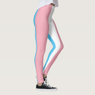 Transgender Pride Flag - LGBT Rainbow Leggings
