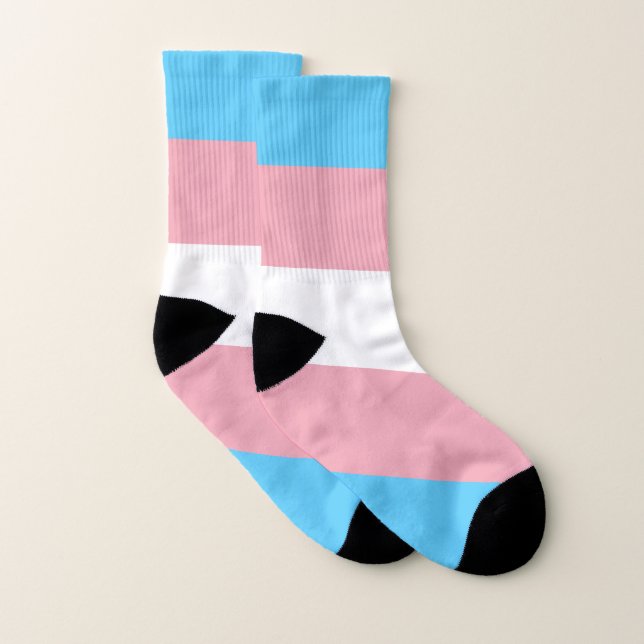 Transgender Pride Flag - LGBT Rainbow Socks (Pair)