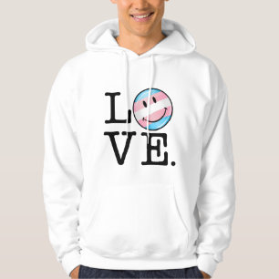 Transgender Pride Flag Love Hoodie