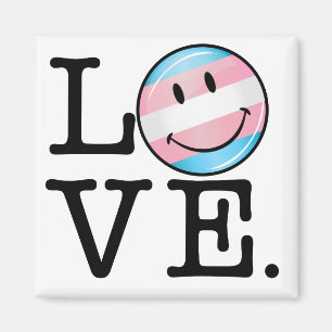 Transgender Pride Flag Love Magnet
