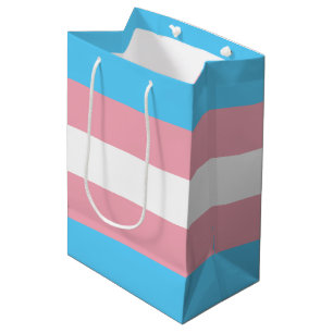 Transgender Pride Flag Medium Gift Bag