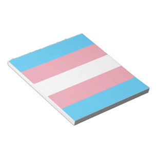 Transgender Pride Flag Notepad