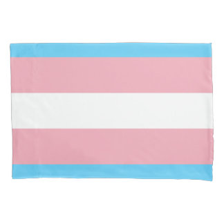 Transgender Pride Flag Pillowcase