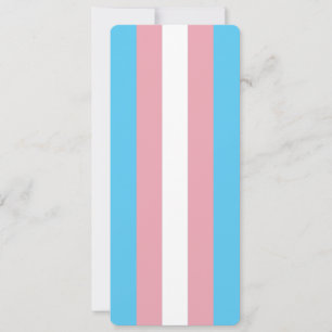 Transgender Pride Flag Pink Blue Bookmark