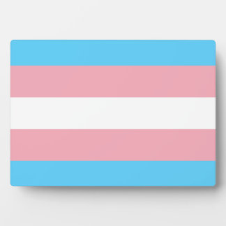 Transgender Pride Flag Plaque