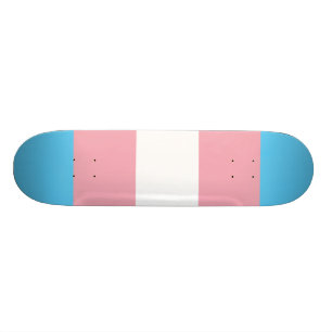 Transgender Pride Flag Skateboard