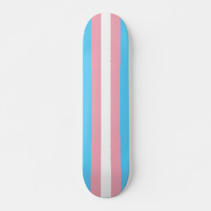 Transgender Pride Flag Skateboard