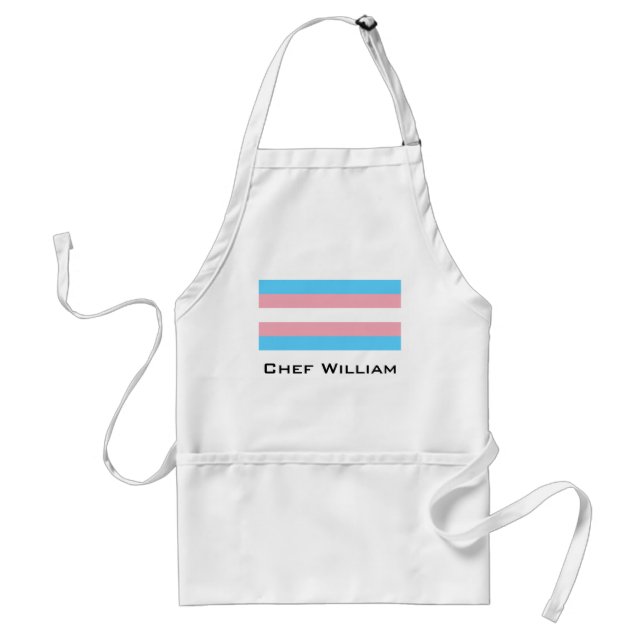 Transgender Pride Flag Standard Apron (Front)