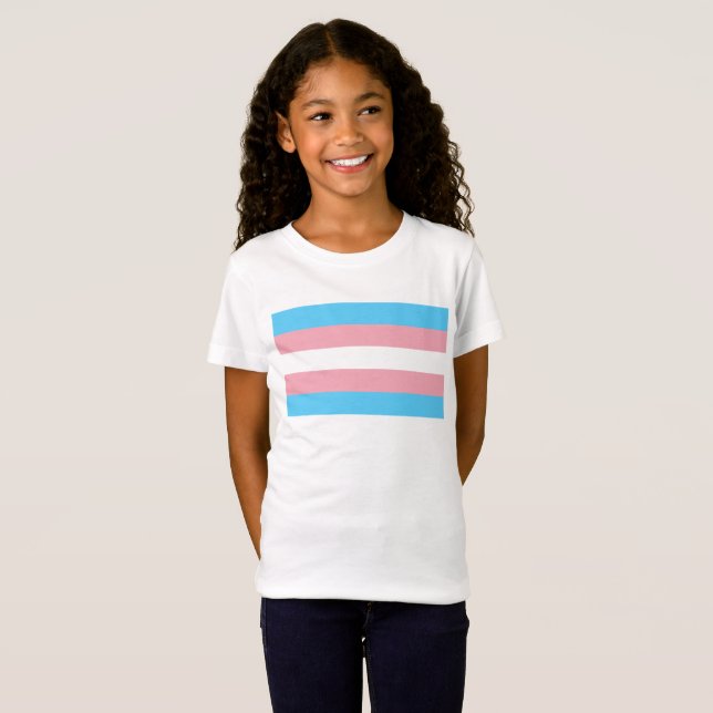 Transgender Pride Flag T-Shirt (Front Full)