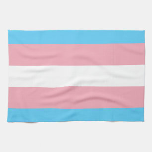 Transgender Pride Flag Tea Towel