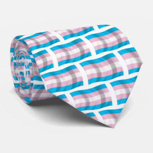 Transgender Pride Flag Tie