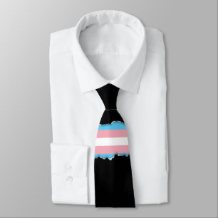 Transgender Pride Flag Tie
