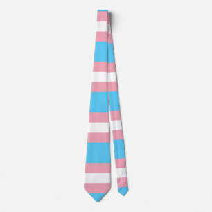 Transgender Pride Flag Tie