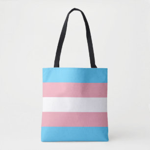 Transgender Pride Flag Tote Bag