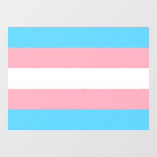 Transgender Pride Flag  Window Cling
