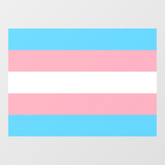 Transgender Pride Flag Window Cling