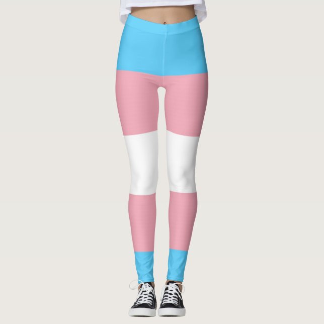 Transgender Pride Leggings (Front)