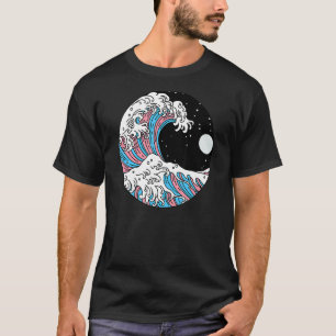 Transgender Pride LGBTQ Trans Flag LGBT Japanese W T-Shirt