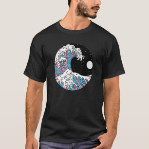 Transgender Pride LGBTQ Trans Flag LGBT Japanese W T-Shirt