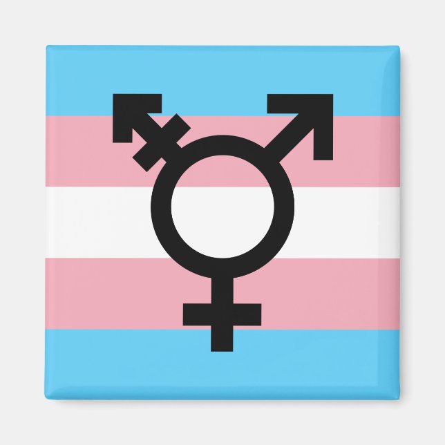 Transgender Pride Magnet (Front)