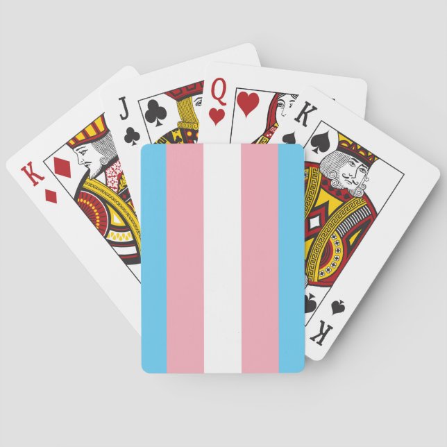 Transgender Pride Playing Cards (Back)