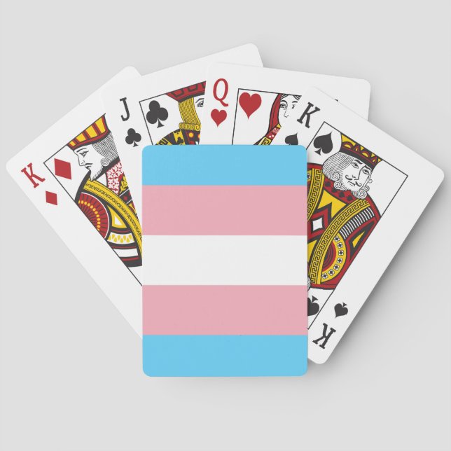 Transgender Pride Playing Cards (Back)