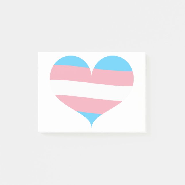 Transgender Pride Post-it Notes (Front)