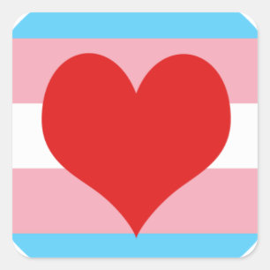 Transgender Pride Square Sticker