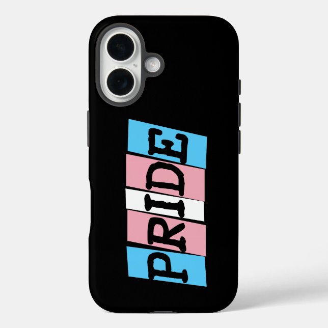 Transgender Pride text Case-Mate iPhone Case (Back)