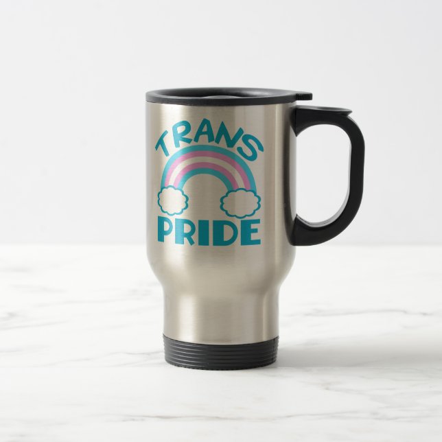Transgender Pride Travel Mug (Right)