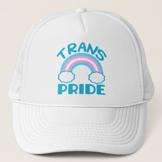 Transgender Pride Trucker Hat (Front)