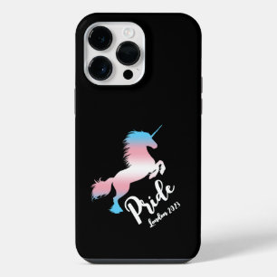Transgender Pride: Unicorn, Customise Year & City iPhone 14 Pro Max Case