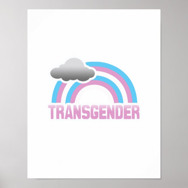 TRANSGENDER RAINBOW POSTER (Front)