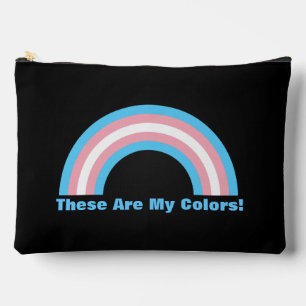 Transgender rainbow pride   accessory pouch