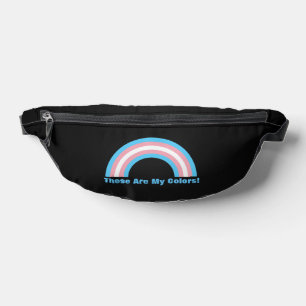 Transgender rainbow pride bum bags