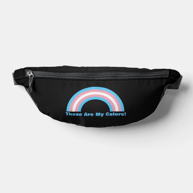 Transgender rainbow pride  bum bags (Lay Down)