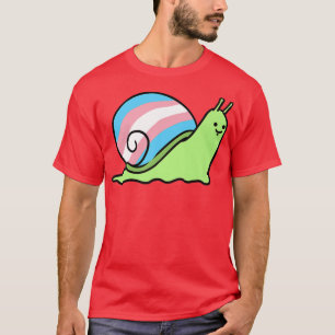 Transgender Snail Trans Pride  T-Shirt