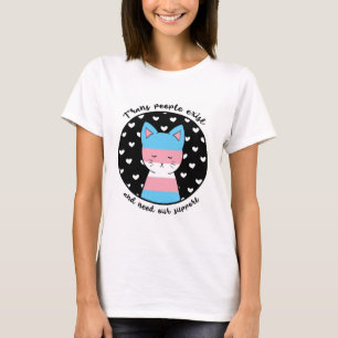 Transgender Support Kitty T-Shirt