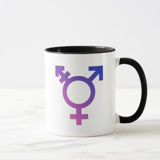 Transgender Symbol Mug (Right)