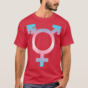Transgender Symbol Trans Pride Flag LGBTQ Queer Tr T-Shirt