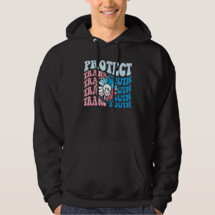 Transgender Trans Pride LGBTQ Trans Ally Protect T Hoodie