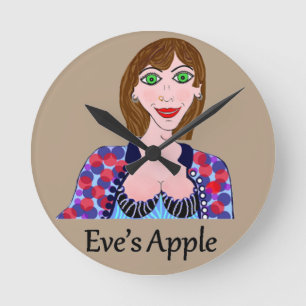 Transgender Woman Round Clock