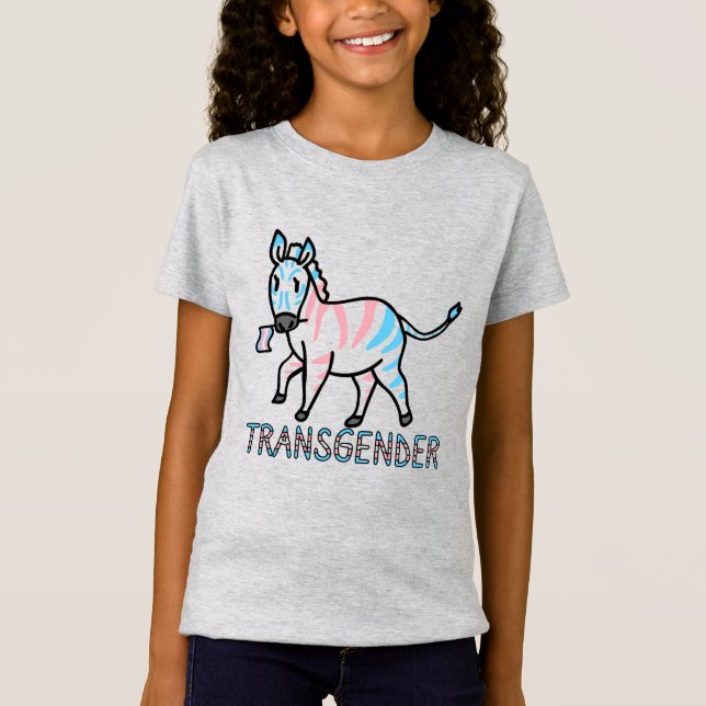 Transgender Zebra T-Shirt (Front)