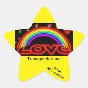 Transgenderland: Star Sticker