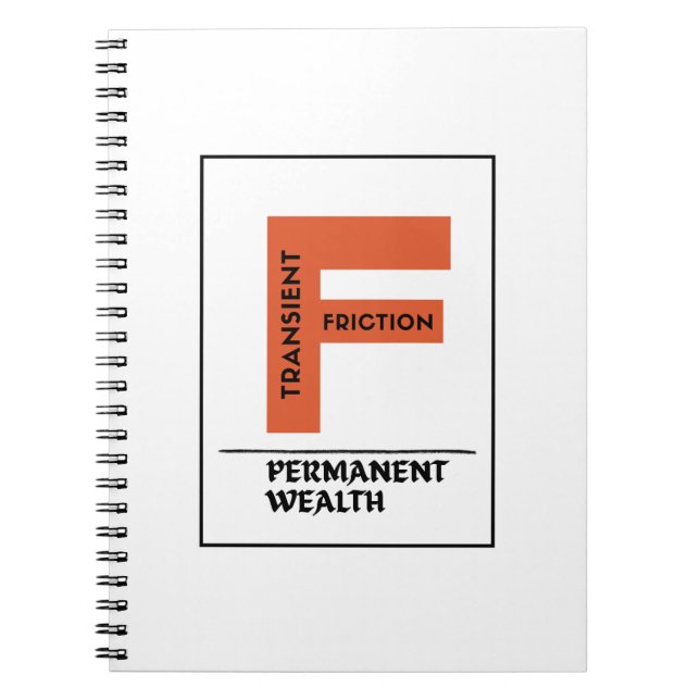 Transient Friction, Permanent Wealth — Investors  Notebook (Front)