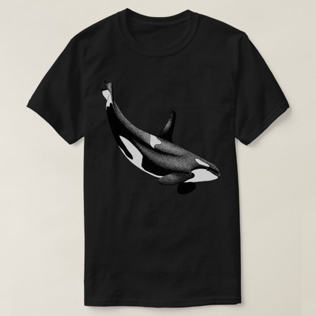 Transient Killer Whale 5A2 T-Shirt (Design Front)