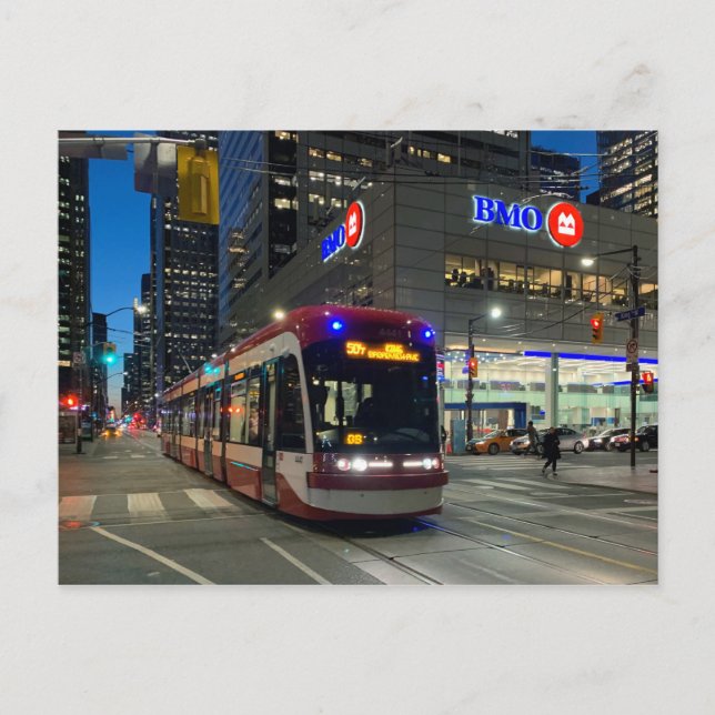 Transit Toronto Postcard 004 - Flexity at King/Bay (Front)