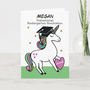 Transitional Kindergarten Graduation Congratulatio Card