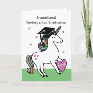 Transitional Kindergarten Graduation Congratulatio Card